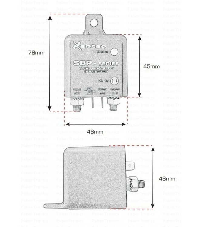 Xenteq SBP 200-12/24 accubewaker 12/24 volt (max. 200A)