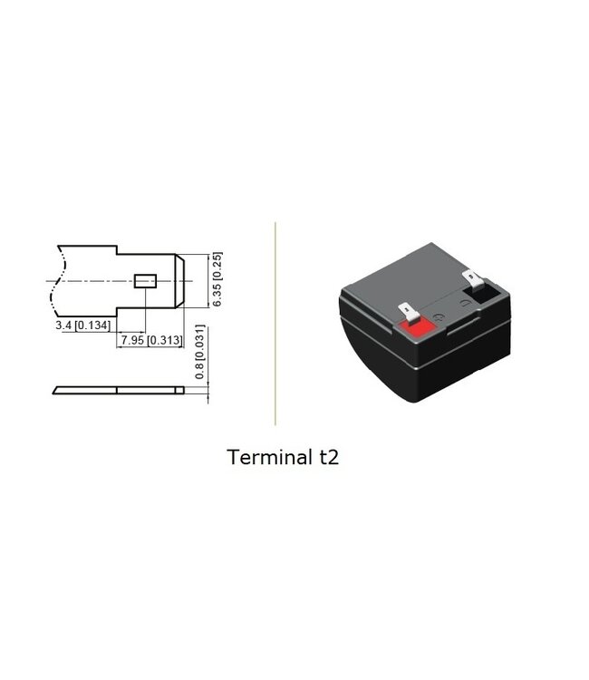 Lithium accu LFP V12,8-7,5 LiFePo4 12 volt 7,5 Ah 96 Wh