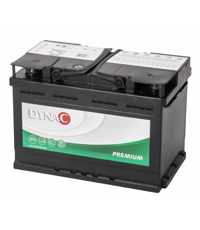 Dynac Start accu 12 volt 74 ah Type 57412