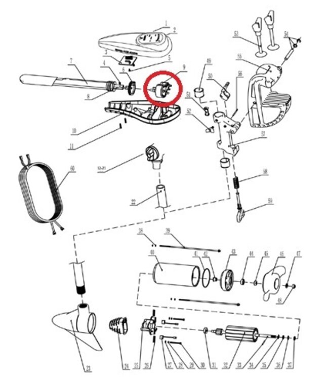 Talamex Snelheidsregelaar voor Talamex fluistermotor > 2017
