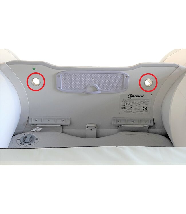 Talamex RVS hijsoog rubberboot spiegel 36 mm