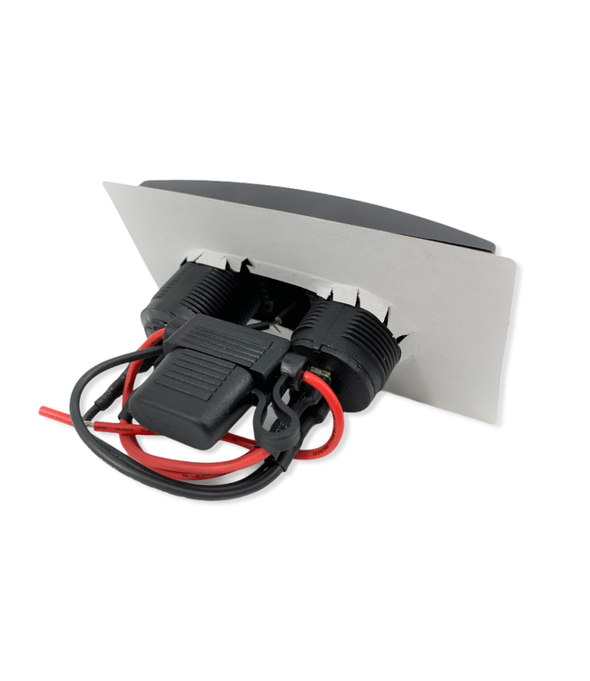 Talamex Curved add-on paneel met dubbele USB aansluiting en accu indicator