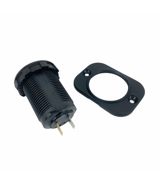 Talamex Flush frame met voltmeter en accu indicator 5-30V