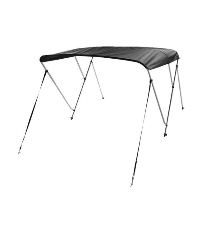 Talamex Biminitop Deluxe 3 boog Zwart