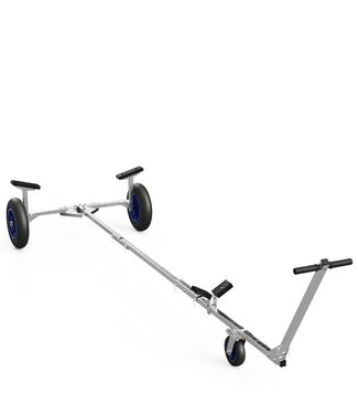 Opvouwbare handtrailer voor rubberboten
