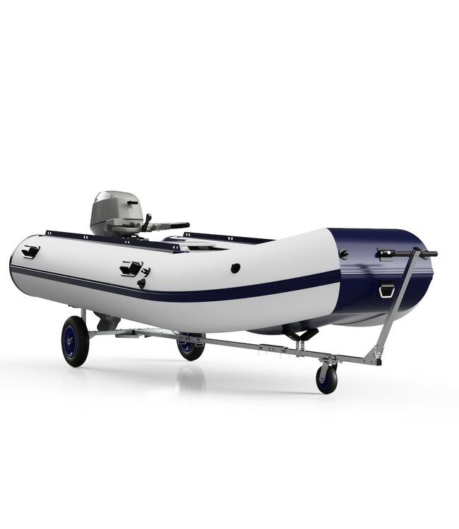 Opvouwbare handtrailer voor rubberboten