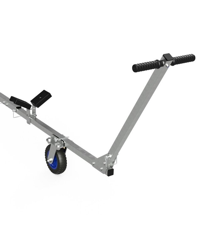Opvouwbare handtrailer voor rubberboten