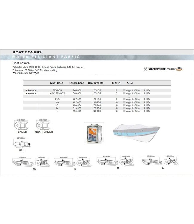 Talamex Boothoes - Boat cover