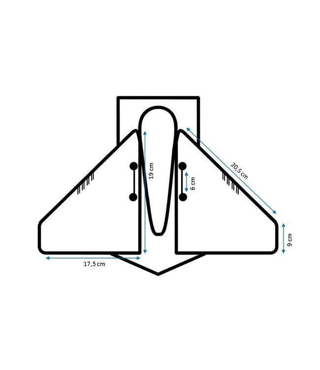 Talamex Buitenboordmotor stabilisator set 4 - 50 pk