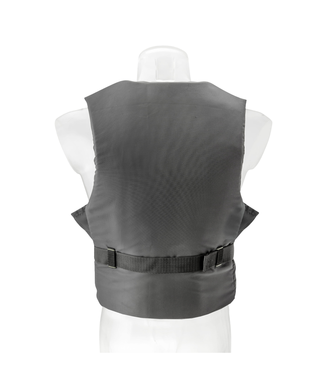 Besto Zwemvest Dinghy Zipper 50N Zwart/Geel Striping