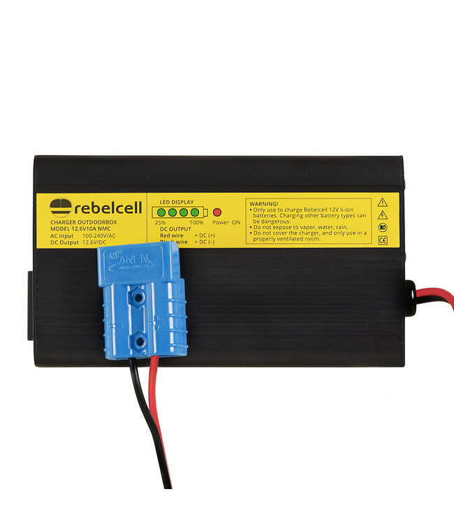 Rebelcell Acculader voor outdoorbox 12 V 10 A Li-ion