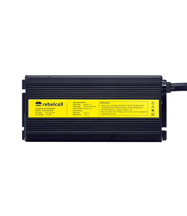 Rebelcell Acculader voor outdoorbox 12 V 20 A Li-ion