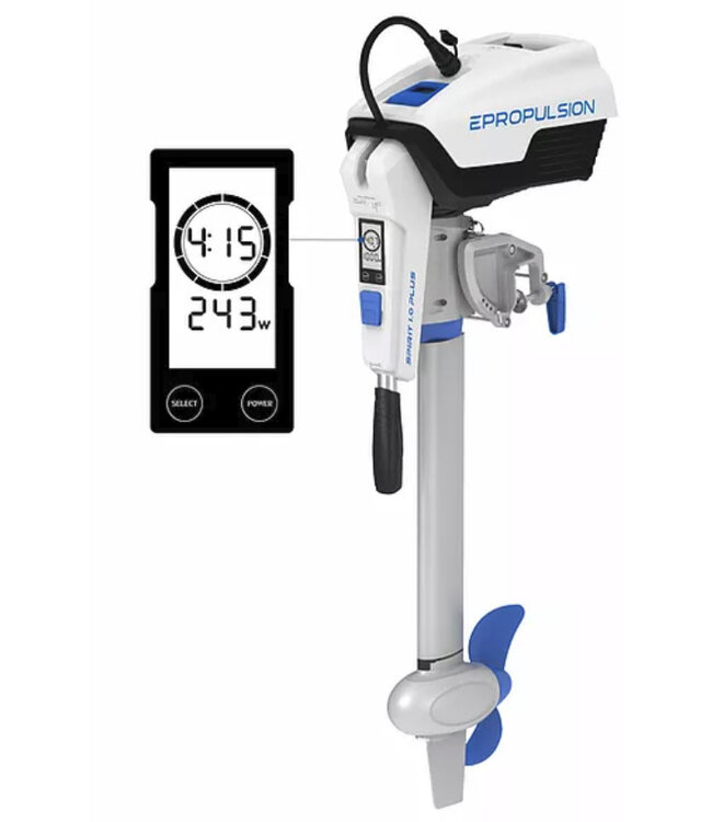 ePropulsion Spirit 1.0 Plus kortstaart fluister motor