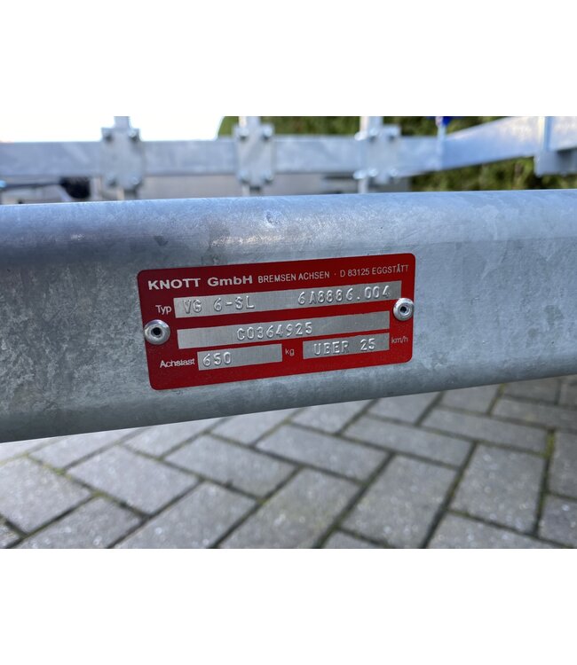 Kantel boottrailer Heavy 650 ongeremd