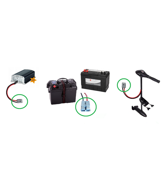 Rubberboot met elektromotor complete vaarset