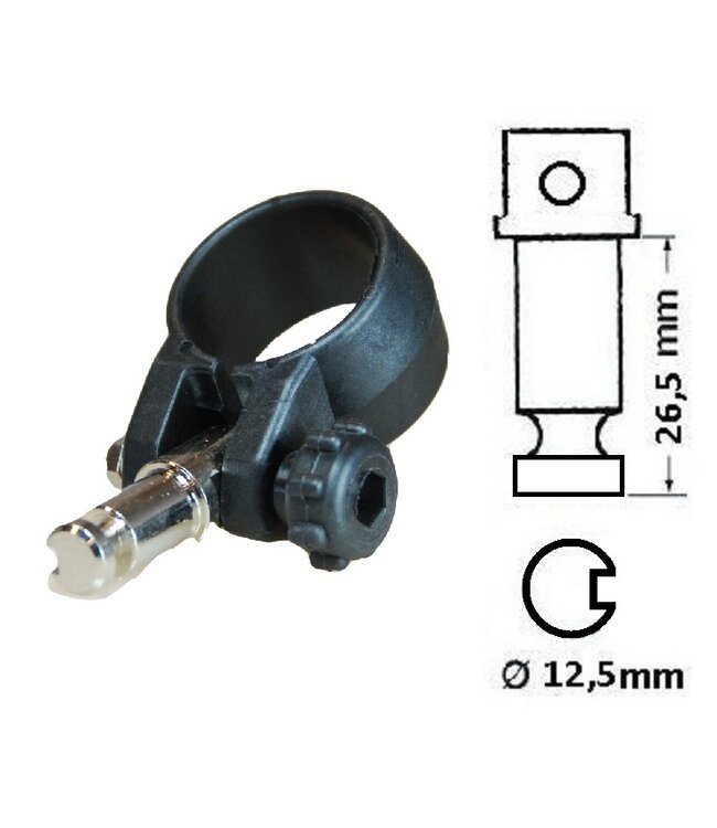 Talamex Roeidol voor peddel Talamex Highline Dark Grey rubberboten