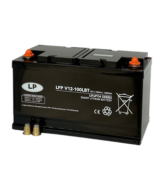 LP SMART Lithium accu LFP V12-100LBT LiFePo4 12 volt 100 Ah 1280 Wh