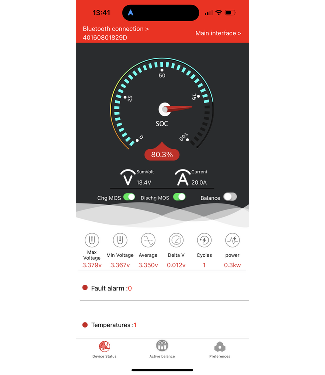 LP SMART Lithium accu LFP V12-125LBT LiFePo4 12 volt 125 Ah 1600 Wh