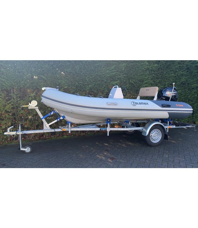 Talamex S-Line 380 RIB met Mercury 30 PK buitenboordmotor en kanteltrailer