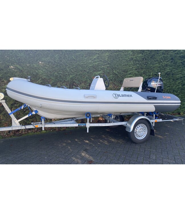 Talamex S-Line 380 RIB met Mercury 30 PK buitenboordmotor en kanteltrailer