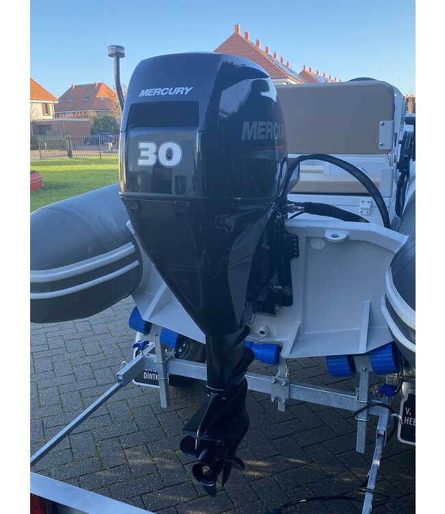 Talamex S-Line 380 RIB met Mercury 30 PK buitenboordmotor en kanteltrailer