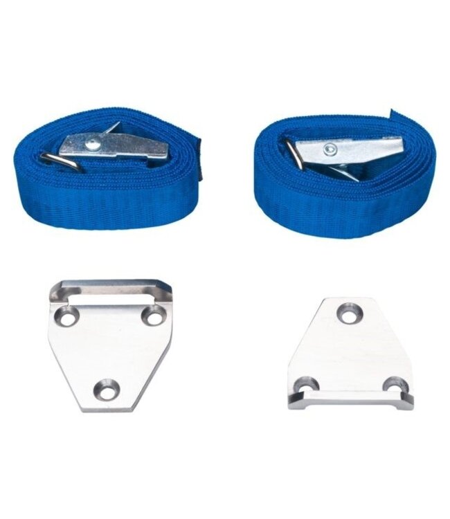 Talamex Telescopische zwemtrap RVS voor rubberboot 4 treden