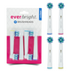 Everbright X-Clean Aufsteckbürsten - 4 Stück Everbright Everbright X-Clean Aufsteckbürsten - 4 Stück