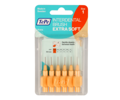 Tepe TePe Interdentalbürsten Extra Soft 0,45 mm Orange - 6 Stück