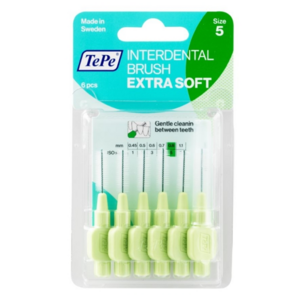 TePe Interdentalbürsten Extra Soft 0,8 mm Grün - 6 Stück