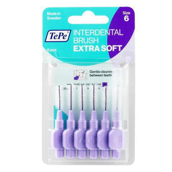 Tepe TePe Interdentalbürsten Extra Soft 1,1 mm Lila - 6 Stück