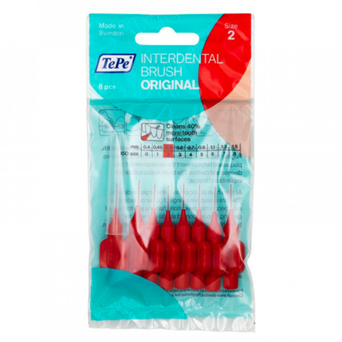 Tepe TePe Interdentalbürsten Original 0,5 mm rot - 8 Stück