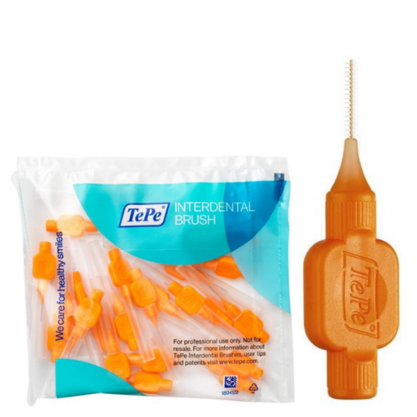 TePe Interdentalbürsten Original 0,45 mm orange - 25 Stück Tepe TePe Interdentalbürsten Original 0,45 mm orange - 25 Stück