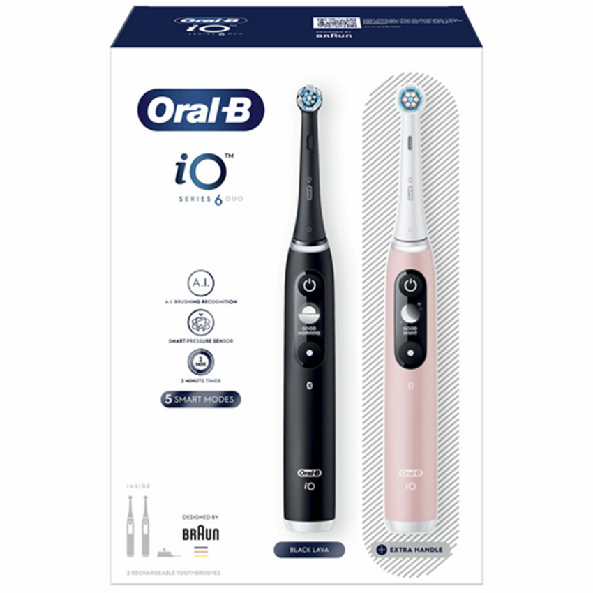 Oral-B Oral-B iO Series 6 Black + Extra Body Pink