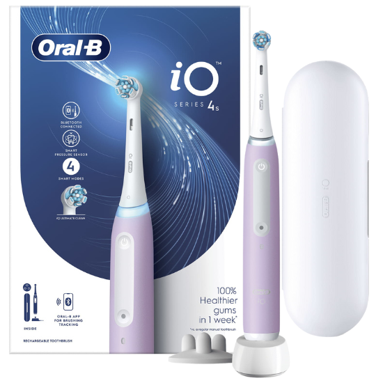 Oral-B iO Serie 4S Lavendel Elektrische Zahnbürste Oral-B Oral-B iO Serie 4S Lavendel Elektrische Zahnbürste