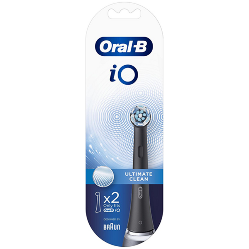 Oral-B iO Ultimative Reinigung Schwarz Aufsteckbürsten - 2 Stück Oral-B Oral-B iO Ultimative Reinigung Schwarz Aufsteckbürsten - 2 Stück