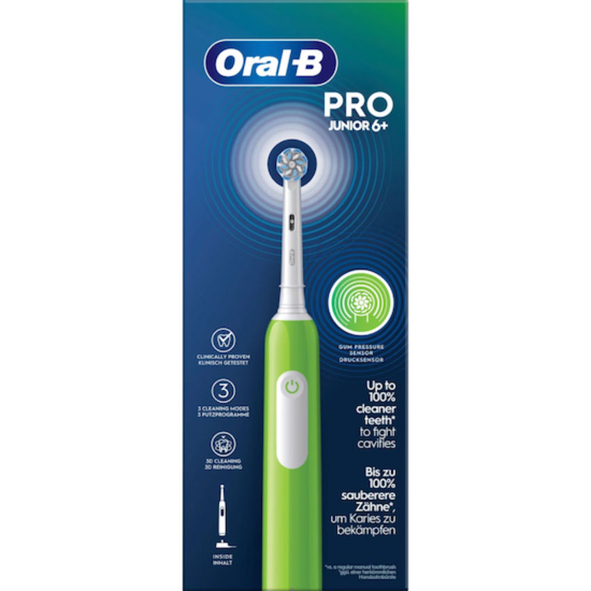Oral-B PRO Junior 6+ Grün Elektrische Zahnbürste Oral-B Oral-B PRO Junior 6+ Grün Elektrische Zahnbürste