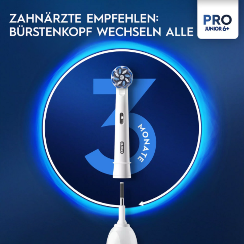 Oral-B PRO Junior 6+ Grün Elektrische Zahnbürste Oral-B Oral-B PRO Junior 6+ Grün Elektrische Zahnbürste