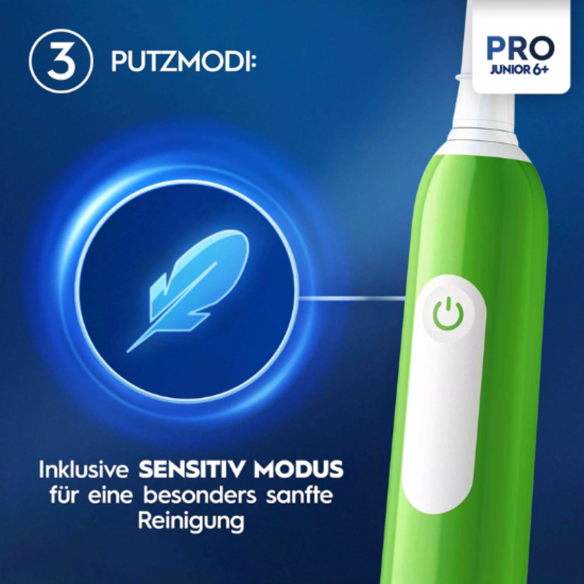 Oral-B PRO Junior 6+ Grün Elektrische Zahnbürste Oral-B Oral-B PRO Junior 6+ Grün Elektrische Zahnbürste
