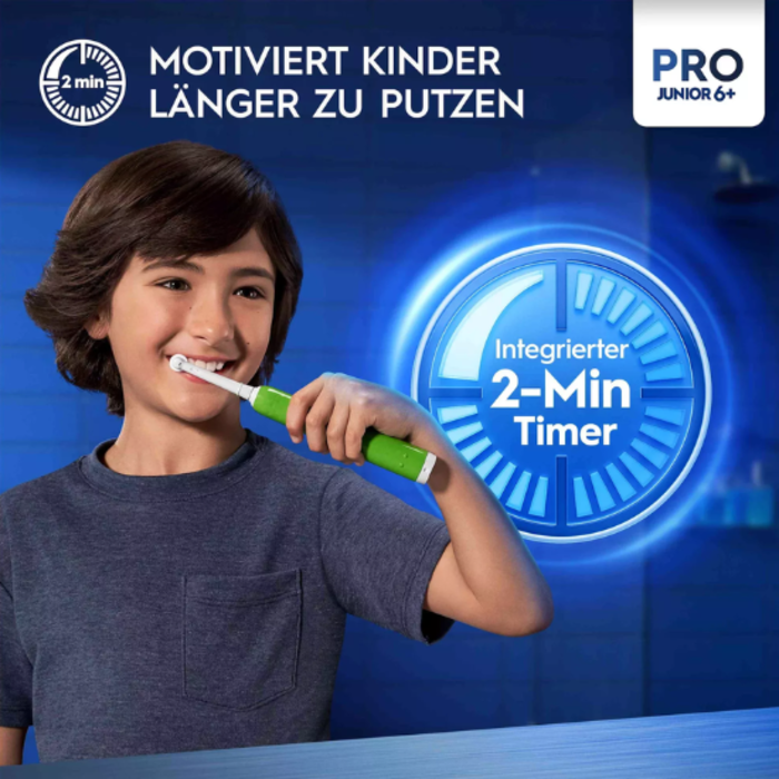 Oral-B Oral-B PRO Junior 6+ Grün Elektrische Zahnbürste