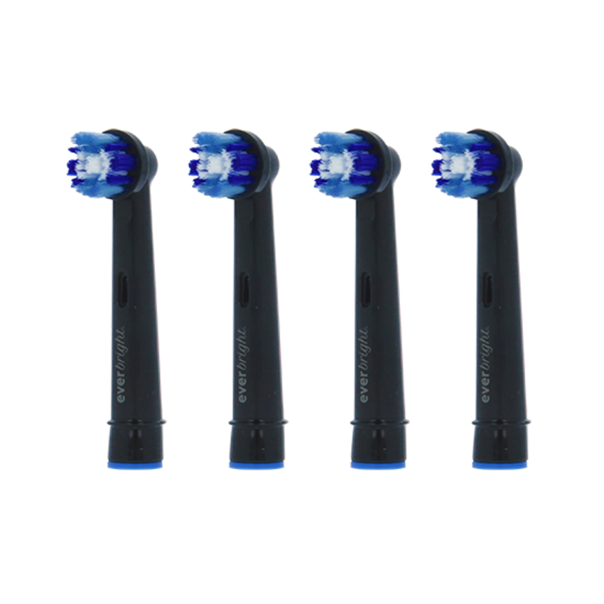 Everbright DailyClean Aufsteckbürsten Black - 4 Stück Everbright Everbright DailyClean Aufsteckbürsten Black - 4 Stück