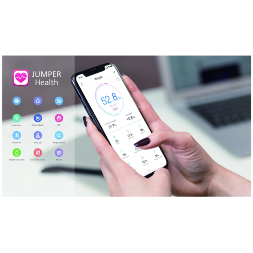 Jumper Intelligente Waage JPD-BFS710 – mit Bluetooth und App Jumper Jumper Intelligente Waage JPD-BFS710 – mit Bluetooth und App