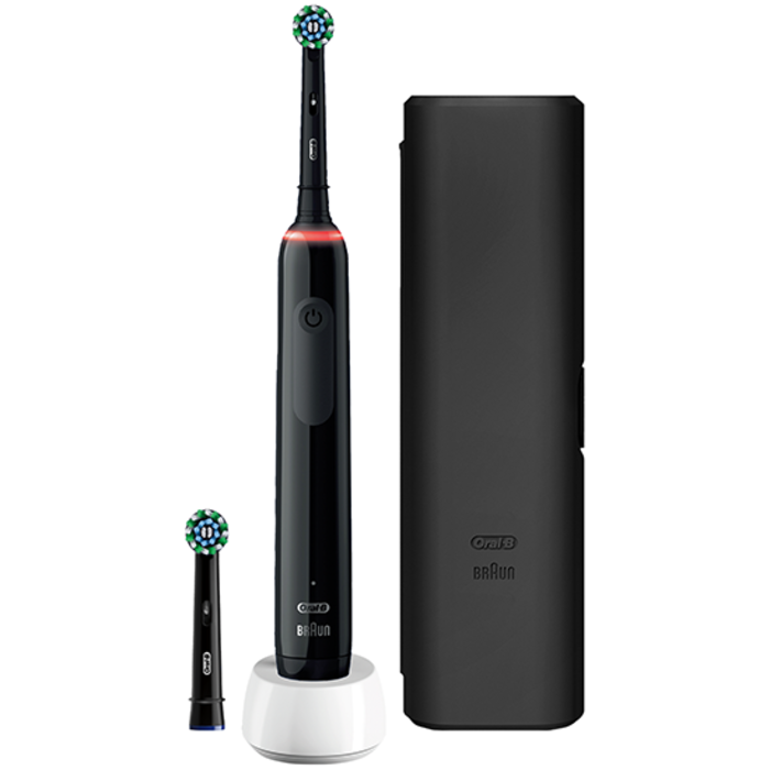 Oral-B PRO 3 3500 Action Reiseetui Zahnbürsten Cross Black | 48,85€ + 