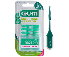 GUM Sunstar GUM Soft-Picks Comfort Flex Cool Mint Large - 40 Stück