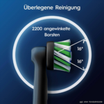 Oral-B Oral-B PRO Cross Action Black Aufsteckbürsten - 4 Stück