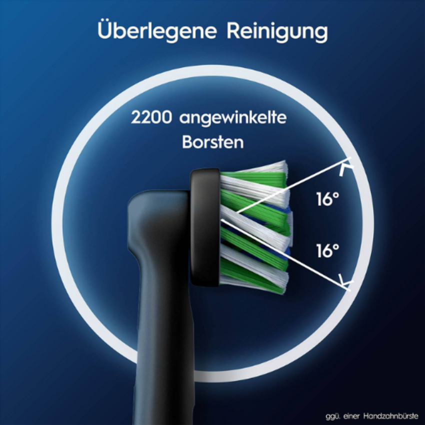 Oral-B Oral-B PRO Cross Action Black Aufsteckbürsten - 4 Stück