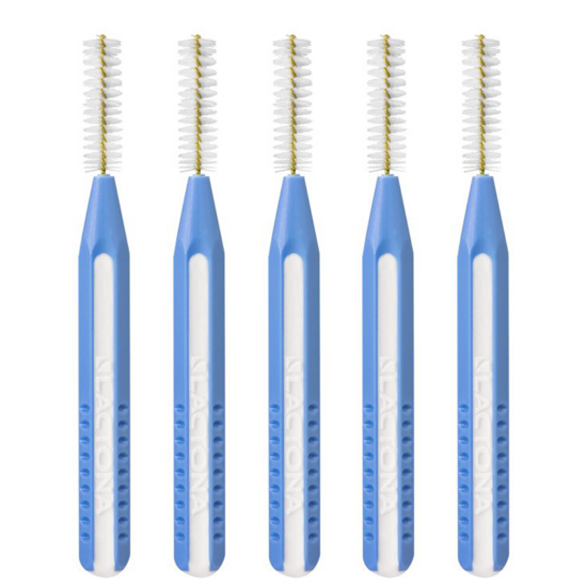 Lactona EasyGrip Interdentalbürsten 5mm hellblau - 5 Stück Lactona Lactona EasyGrip Interdentalbürsten 5mm hellblau - 5 Stück