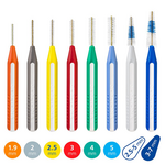Lactona EasyGrip Interdentalbürsten 3-7mm dunkelblau - 5 Stück Lactona Lactona EasyGrip Interdentalbürsten 3-7mm dunkelblau - 5 Stück