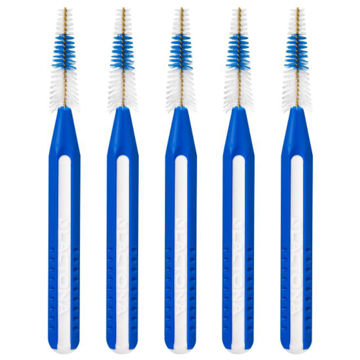 Lactona Lactona EasyGrip Interdentalbürsten 3-7mm dunkelblau - 5 Stück