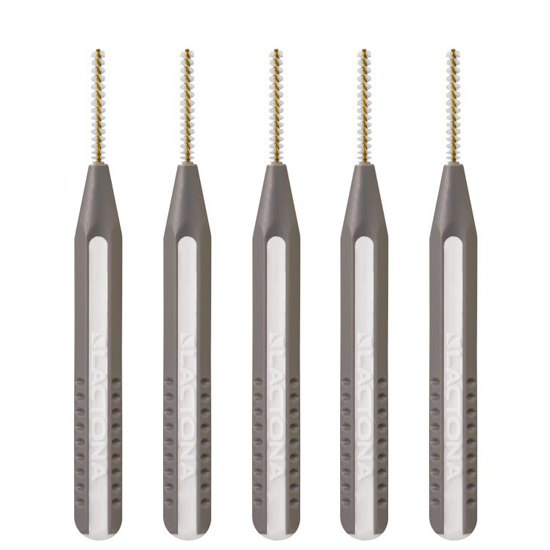 Lactona EasyGrip Interdentalbürsten 2mm grau - 5 Stück Lactona Lactona EasyGrip Interdentalbürsten 2mm grau - 5 Stück