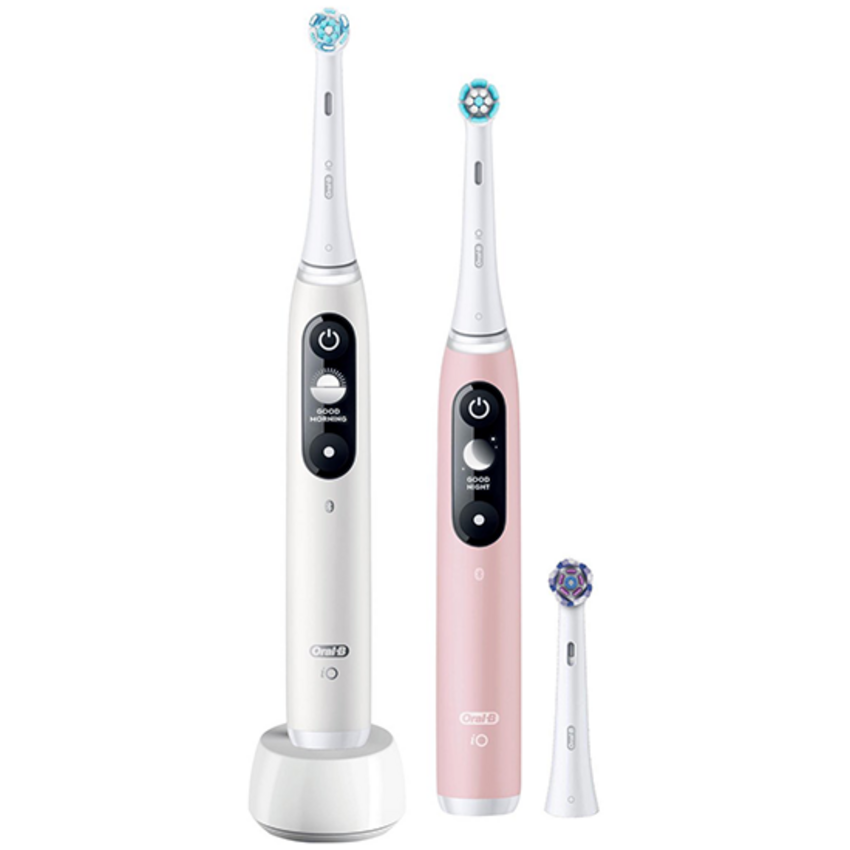 Oral-B iO Series 6 White + Extra Body Pink + 1 extra Aufsteckbürste Oral-B Oral-B iO Series 6 White + Extra Body Pink + 1 extra Aufsteckbürste
